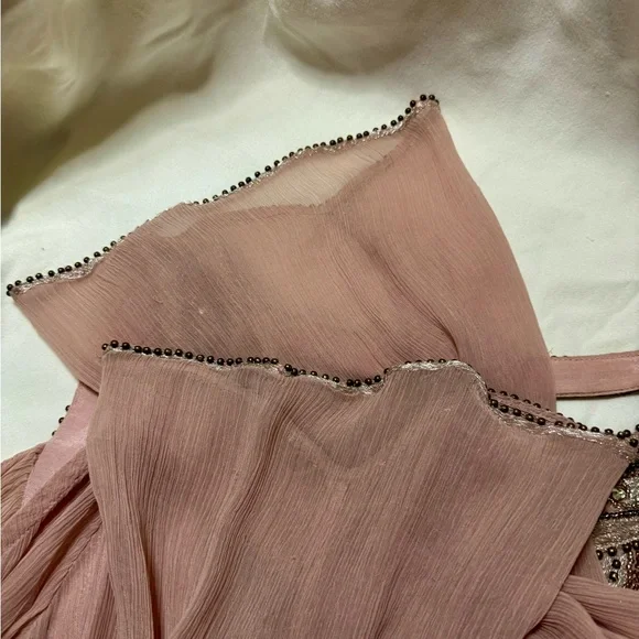 Free People Luna Pink Embellished  Mini Dress - Picture 6 of 10